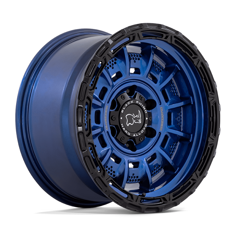 Black Rhino Hard Alloys Legion 17X9 5X127 +0MM Cobalt Blue W/ Black Lip