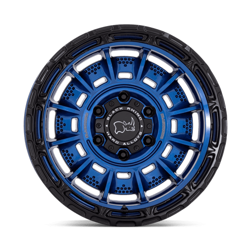 Black Rhino Hard Alloys Legion 20X10 6X135 -18MM Cobalt Blue W/ Black Lip
