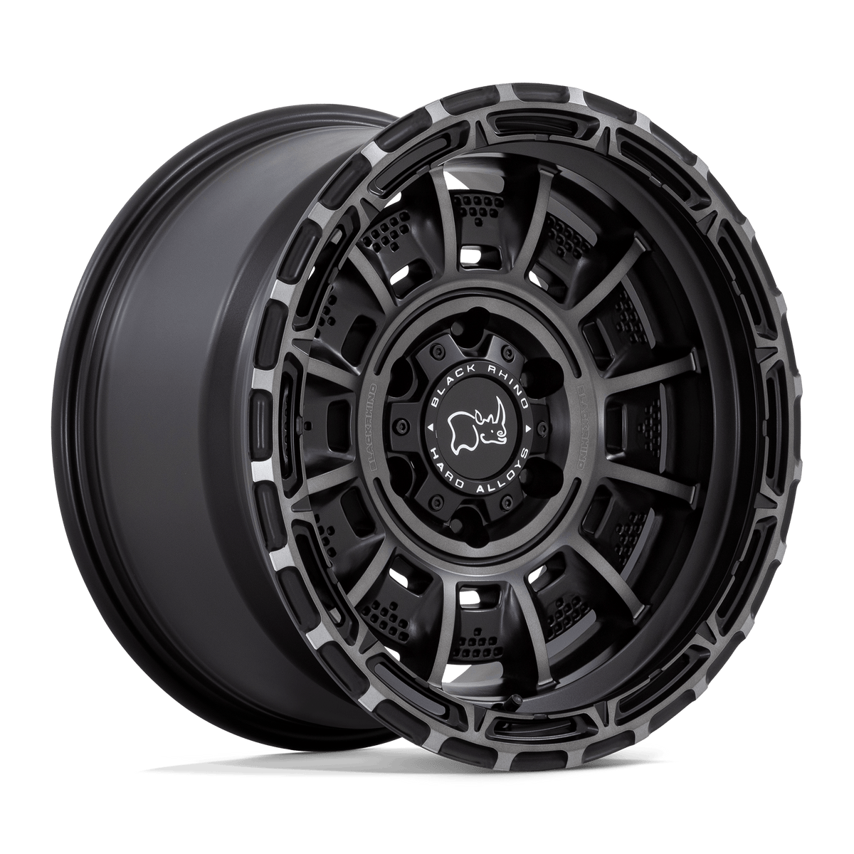 Black Rhino Hard Alloys Legion 17X9 6X139.7 +0MM Matte Black Gray Tint