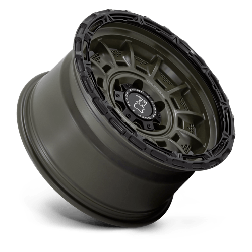 Black Rhino Hard Alloys Legion 20X10 5X127 -18MM Olive Drab Green W/ Black Lip