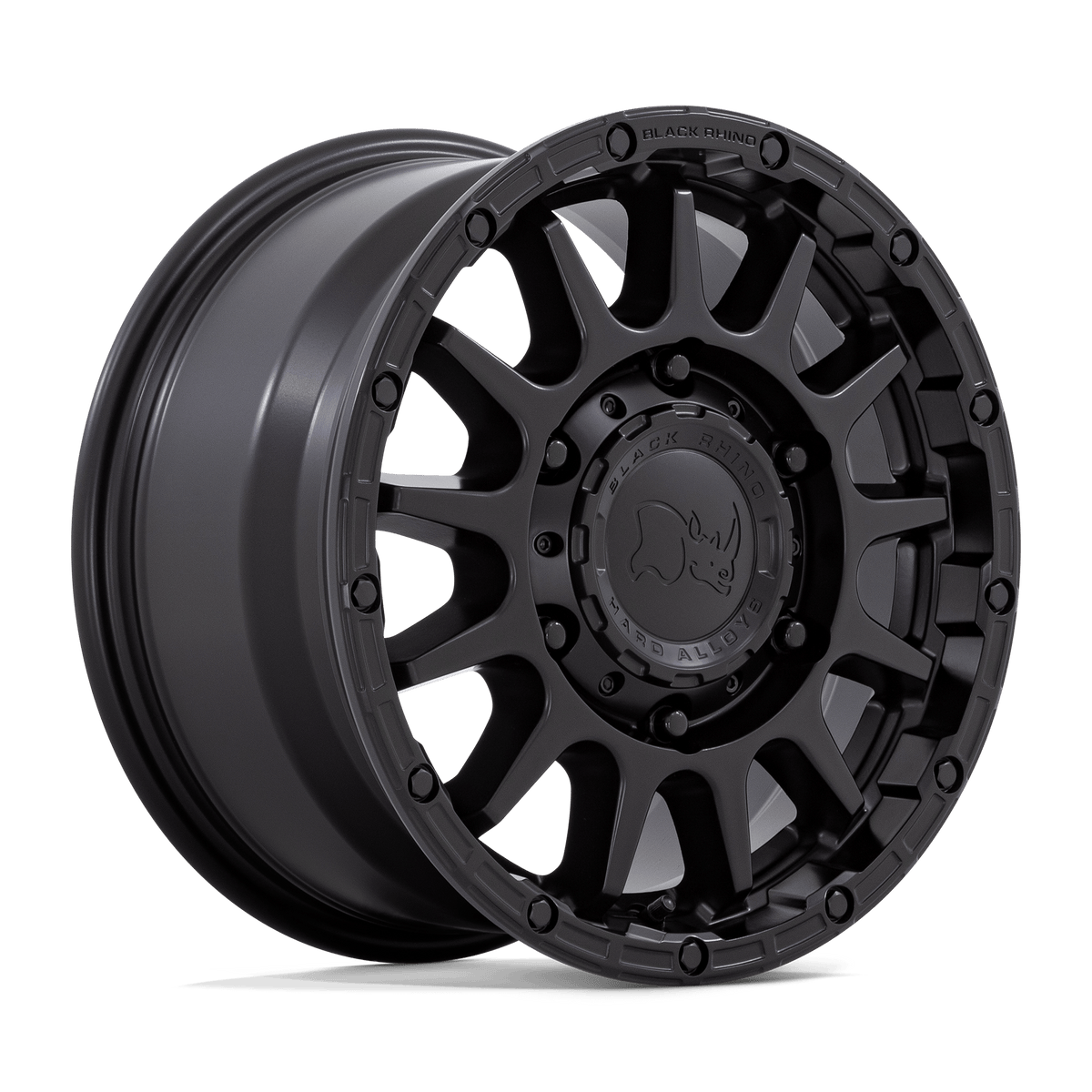 Black Rhino Hard Alloys Sequoia 16X8 5X160 +38MM Matte Black