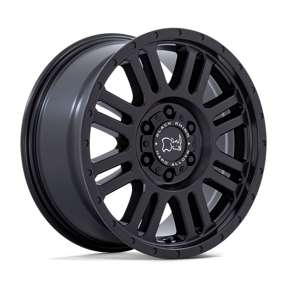 Black Rhino Hard Alloys Yellowstone 17X8 5X160 +45MM Matte Black