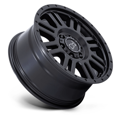 Black Rhino Hard Alloys Yellowstone 17X8 6X130 +38MM Matte Black