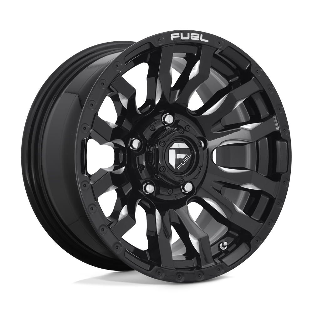 Fuel Off-Road D673 16X8 Gloss Black Milled 5x139.7 +1mm