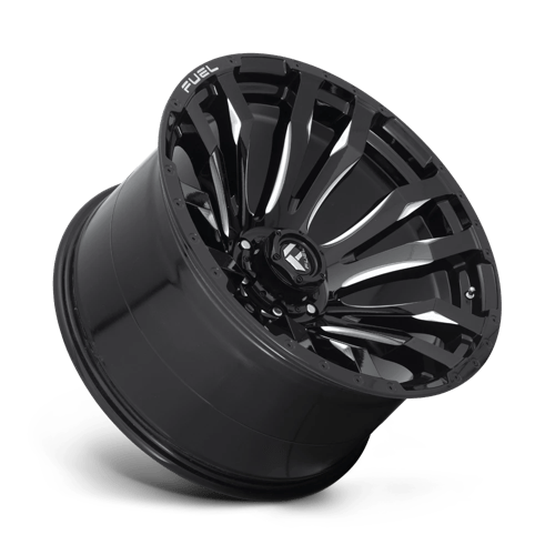 Fuel Off-Road D673 22X12 Gloss Black Milled 6x135 -44mm