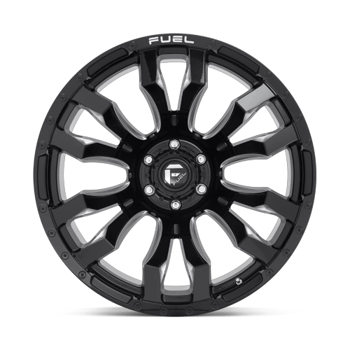 Fuel Off-Road D673 22X12 Gloss Black Milled 6x135 -44mm