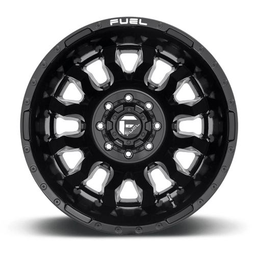 Fuel Off-Road D673 20X8.25 Gloss Black Milled 8x200 -202mm
