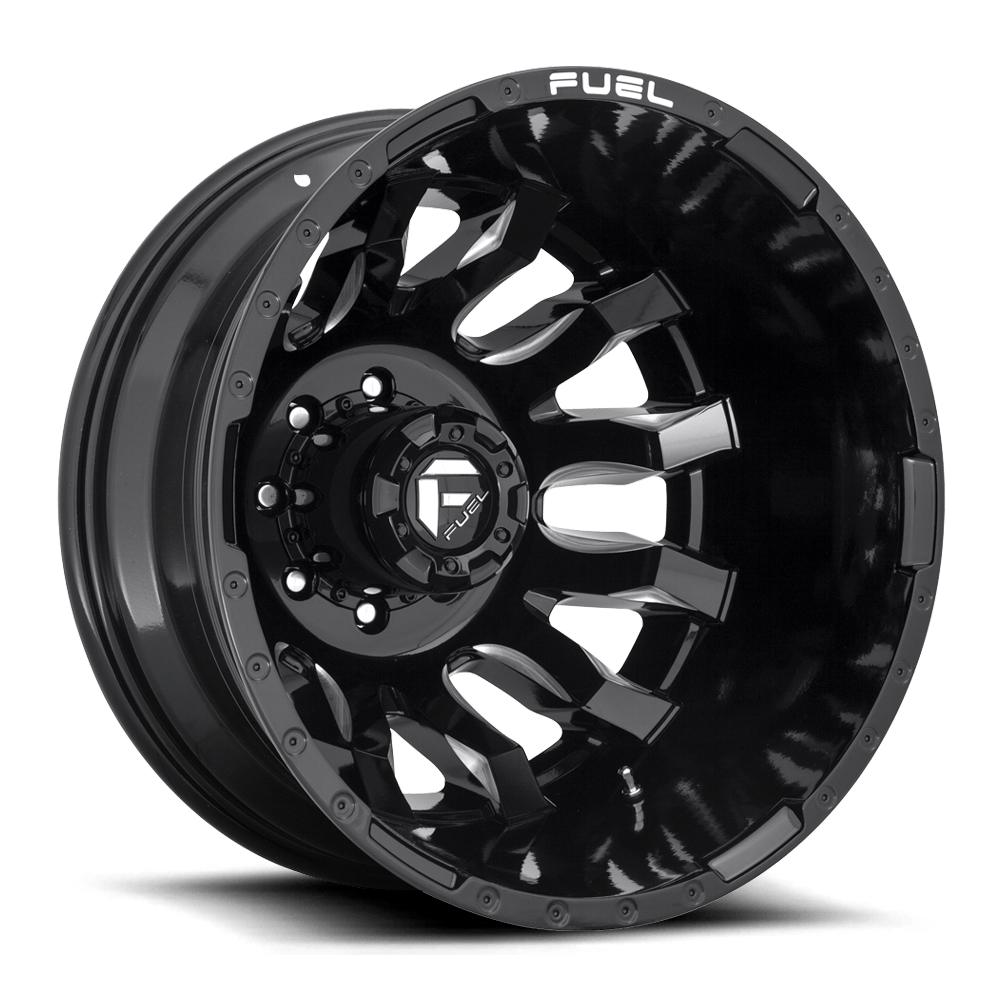 Fuel Off-Road D673 20X8.25 Gloss Black Milled 8x165.1 -240mm