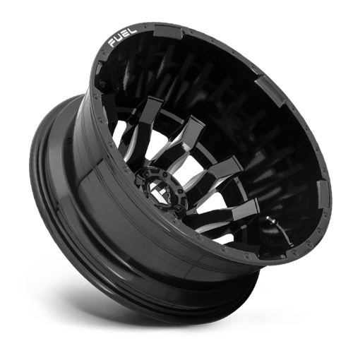 Fuel Off-Road D673 20X8.25 Gloss Black Milled 8x165.1 -240mm