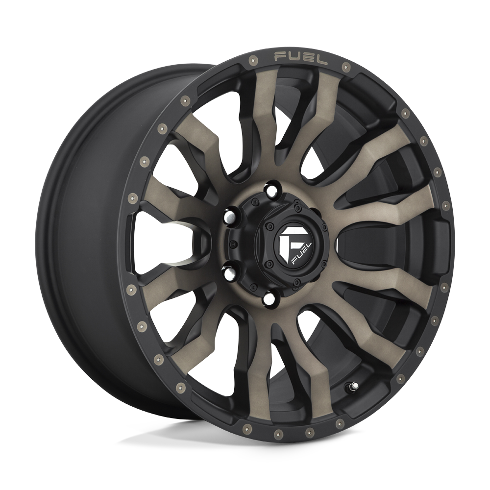 Fuel Off-Road D674 18X9 Matte Black Double Dark Tint 8x170 -12mm