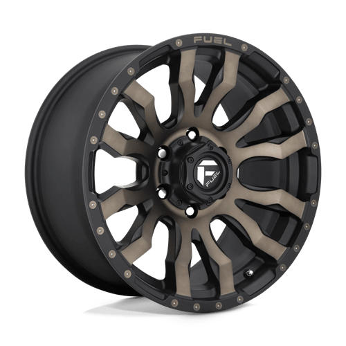 Fuel Off-Road Aluminum Wheels 20X12 Blitz D674 Matte Black Double Dark Tint