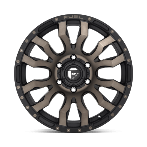 Fuel Off-Road D674 20X9 Matte Black Double Dark Tint 6x114.3 +1mm