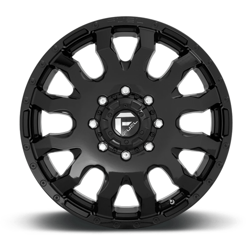 Fuel Off-Road D675 20X8.25 Gloss Black 8x170 +105mm