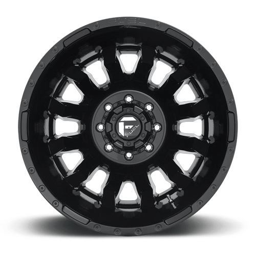 Fuel Off-Road D675 20X8.25 Gloss Black 8x200 -227mm