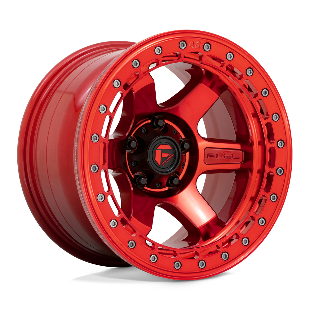Fuel Off-Road D123 17X8.5 Candy Red W/ Red Ring 6x139.7 0mm