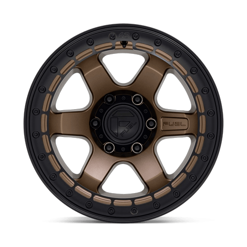 Fuel Off-Road D124 17X9 Matte Bronze W/ Matte Black Ring 5x127 -15mm