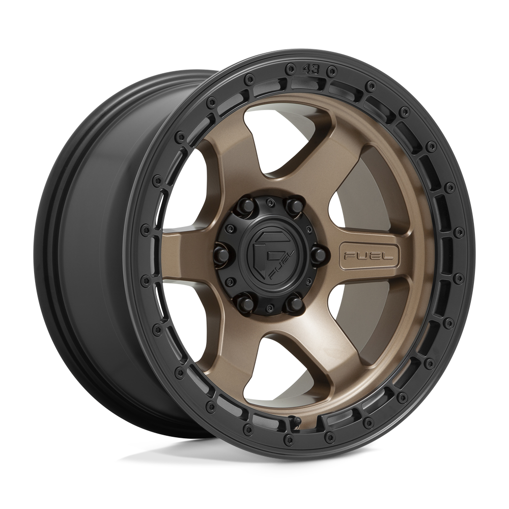 Fuel Off-Road D751 17X9 Matte Bronze W/ Black Ring 6x114.3 +1mm