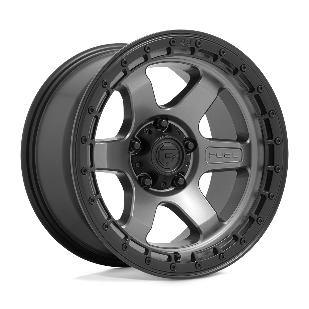 Fuel Off-Road D752 17X9 Matte Gunmetal W/ Black Ring 6x139.7 -12mm