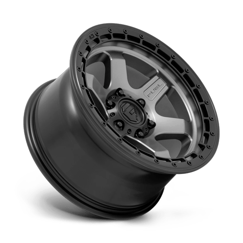 Fuel Off-Road D752 17X9 Matte Gunmetal W/ Black Ring 6x139.7 +1mm
