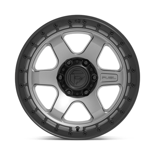 Fuel Off-Road D752 17X9 Matte Gunmetal W/ Black Ring 6x135 +1mm