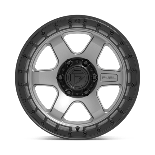 Fuel Off-Road D752 17X9 Matte Gunmetal W/ Black Ring 6x139.7 +1mm