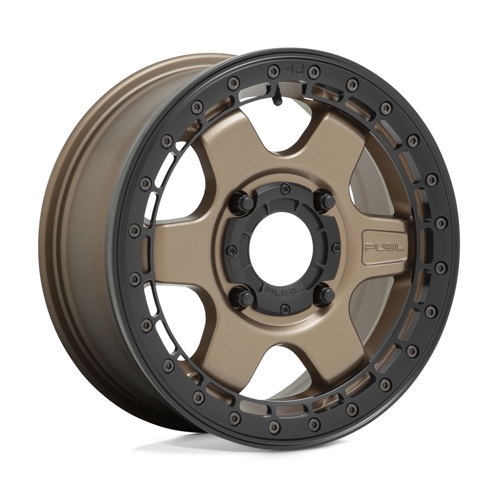 Fuel Off-Road D924 15X6 Matte Bronze W/ Black Ring 4x156 +38mm