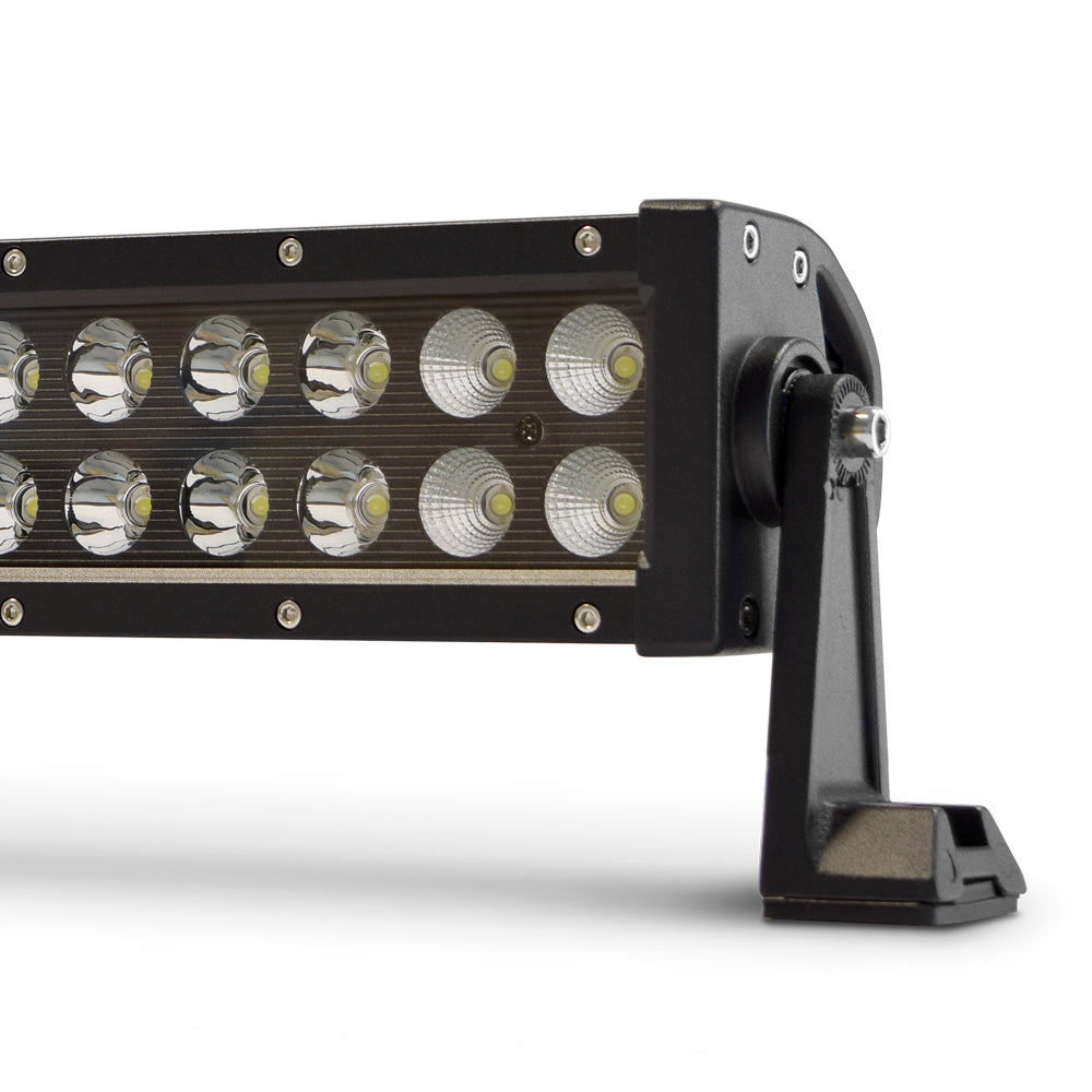 DV8 Offroad - 20 in. Dual Row LED Light Bar; Black Face - BR20E120W3W