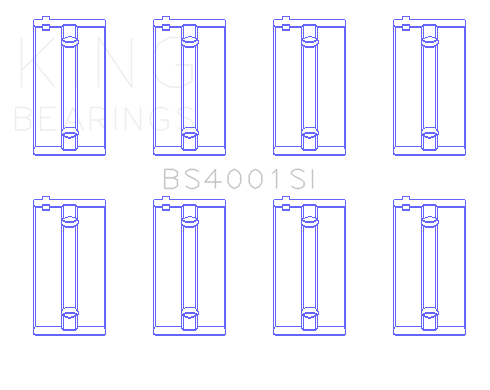 King Engine Bearings Toyota 2Az-Fe (Size +0.25mm) Balance Shaft - BS4001SI0.25