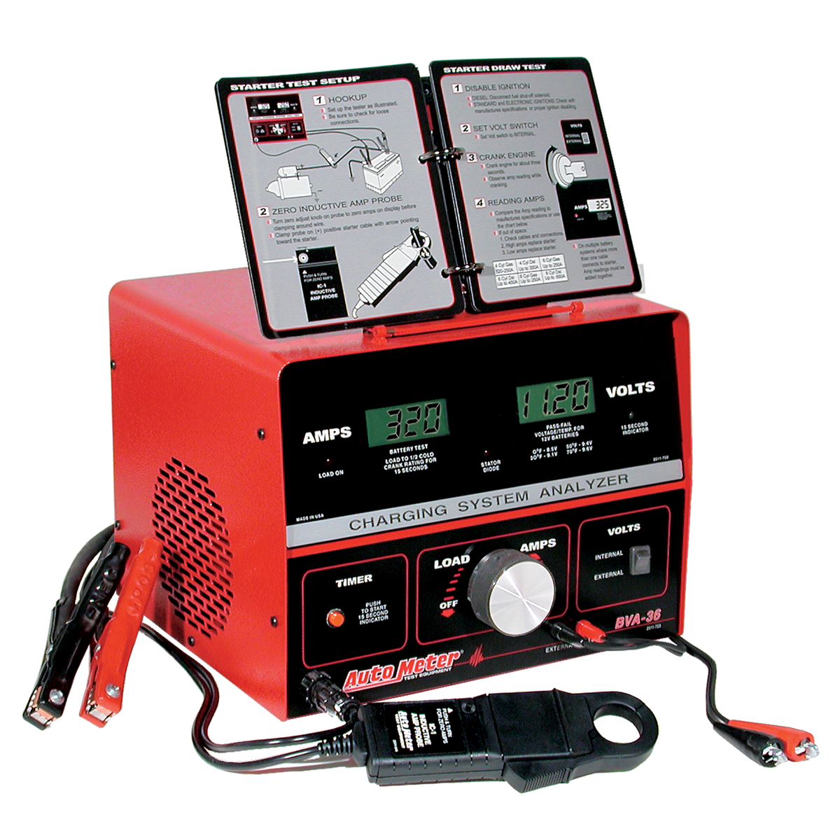Autometer HD Charging System Analyzer w/o Version 2 - BVA-36/2