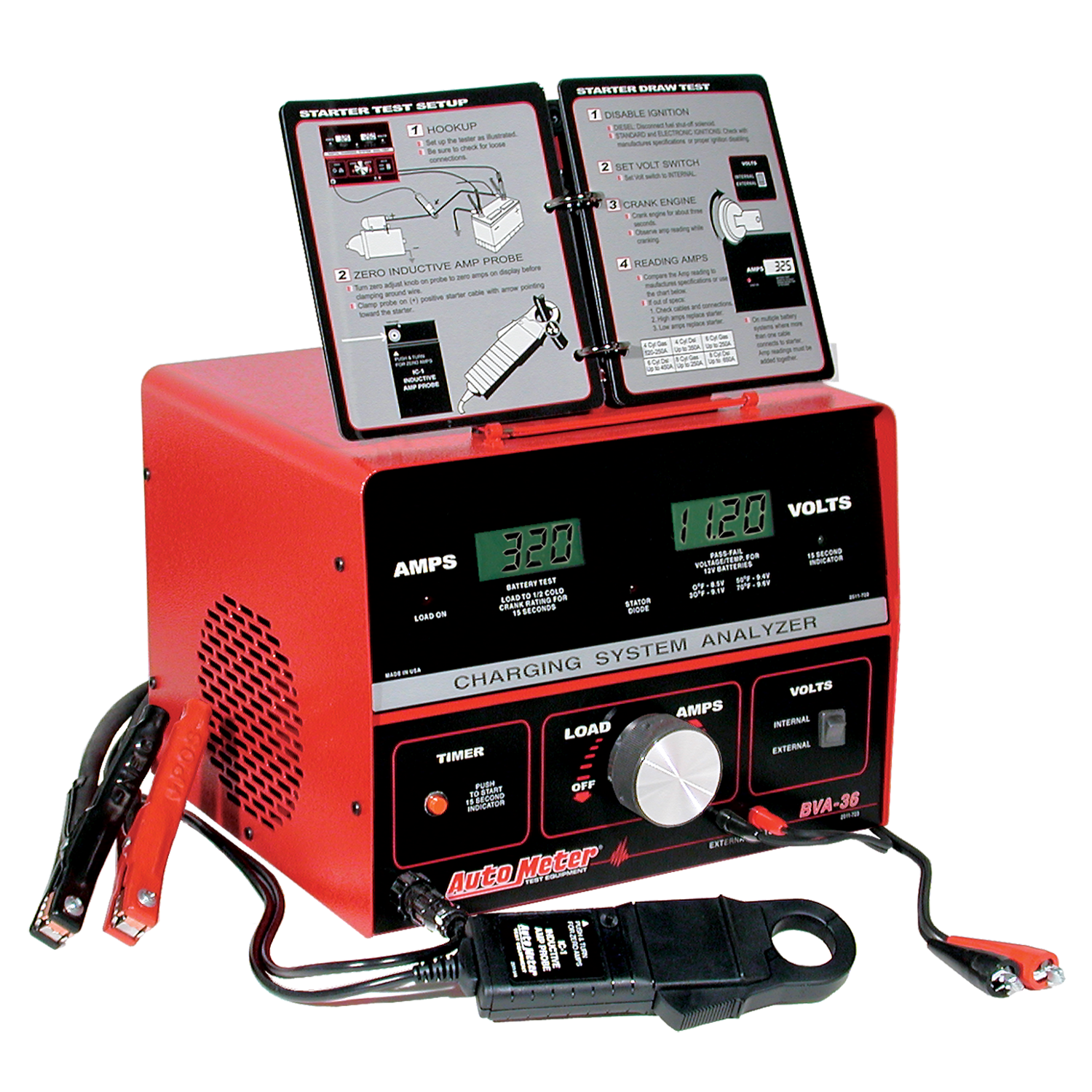 Autometer HD Charging System Analyzer w/o Version 2 - BVA-36/2