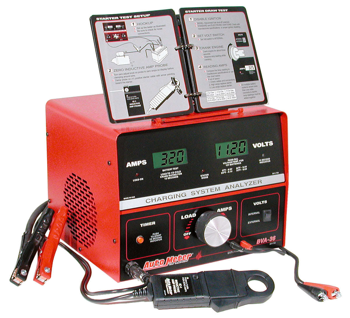 Autometer HD Charging System Analyzer w/o Version 2 - BVA-36/2