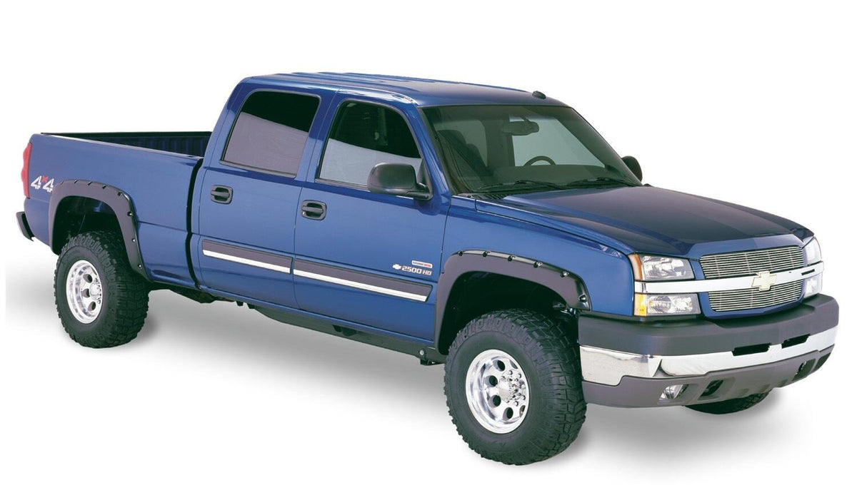 Bushwacker 21-22 Chevrolet Colorado (Ex ZR2) 61.7in Bed Fleetside FF Pocket Style Flares 4pc - Sm Bk - 40990-02