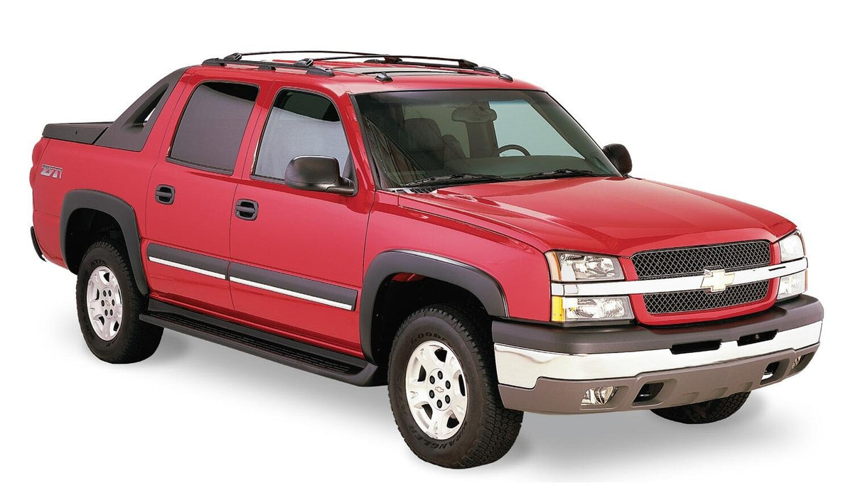 Bushwacker 03-06 Chevy Avalanche 1500 OE Style Flares 4pc w/out Body Hardware - Black - 40920-02