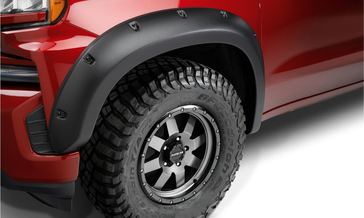 Bushwacker 17-20 Chevrolet Colorado Excl. ZR2 (5ft. Bed) Forge Style Flares 4pc - Black - 48108-08