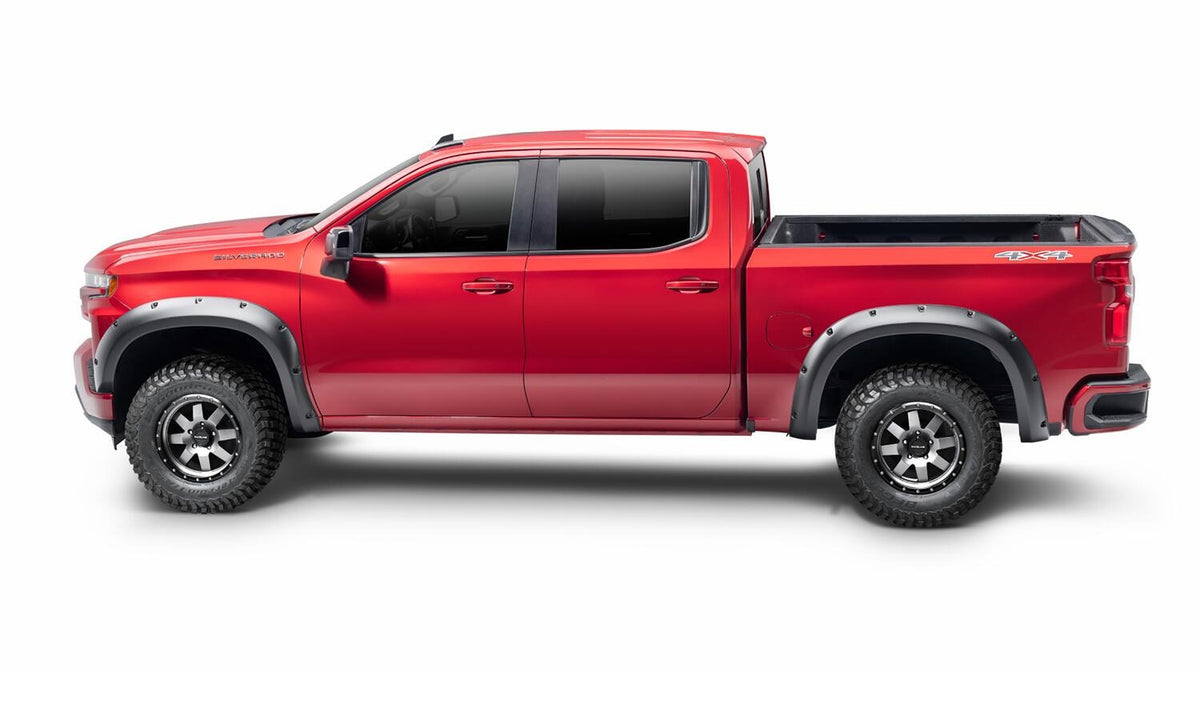 Bushwacker 17-20 Chevrolet Colorado Excl. ZR2 (5ft. Bed) Forge Style Flares 4pc - Black - 48108-08