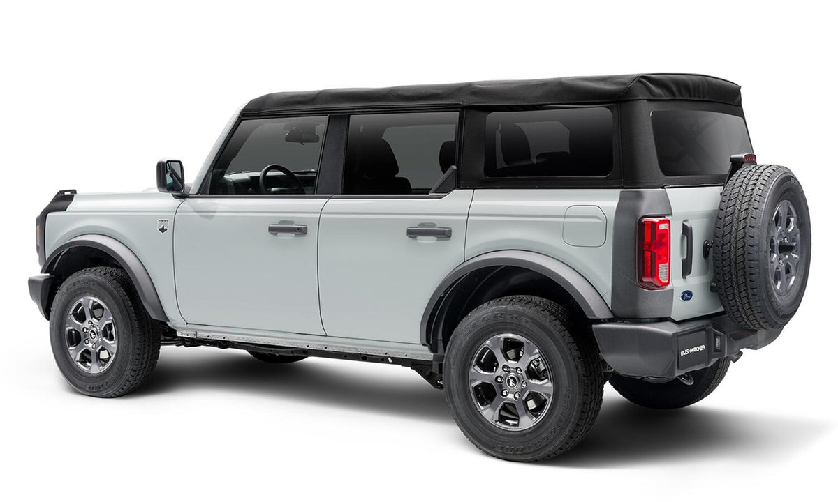 Bushwacker 21-22 Ford Bronco (2/4 Door) Trail Armor Rear Corner (2pc Rear) - Tex. Black - 14124