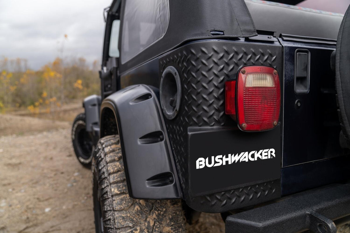 Bushwacker 97-06 Jeep Wrangler Trail Armor Rear Corners - Black - 14004