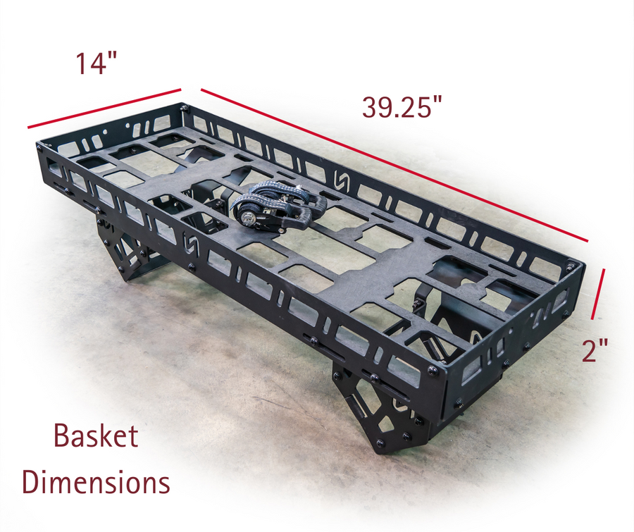 Turn Offroad Universal Spare Tire Storage Rack - TC5-M1 by TURN Offroad - angle view