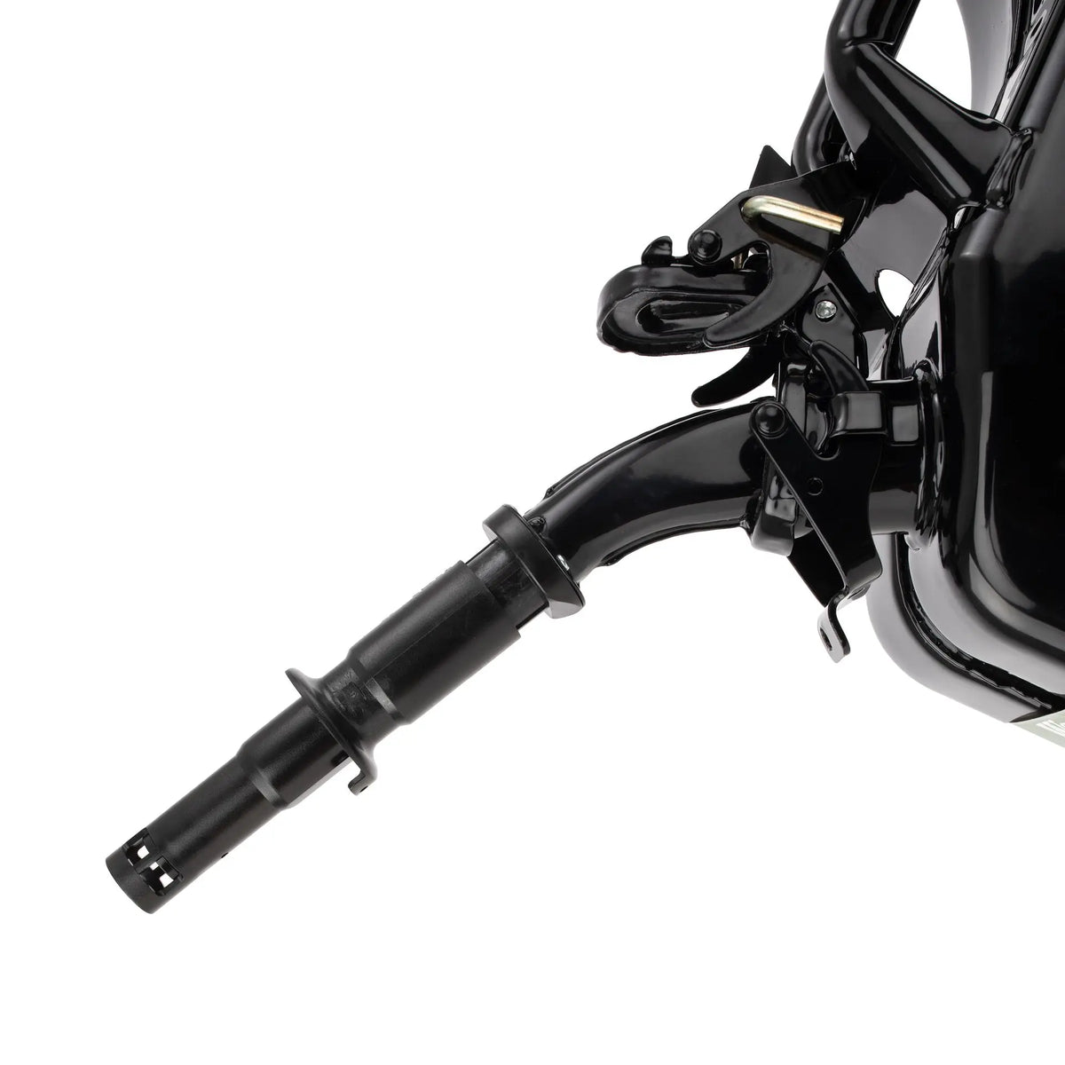 Wavian Black 10 litre steel jerry can 3024 — nozzle detail