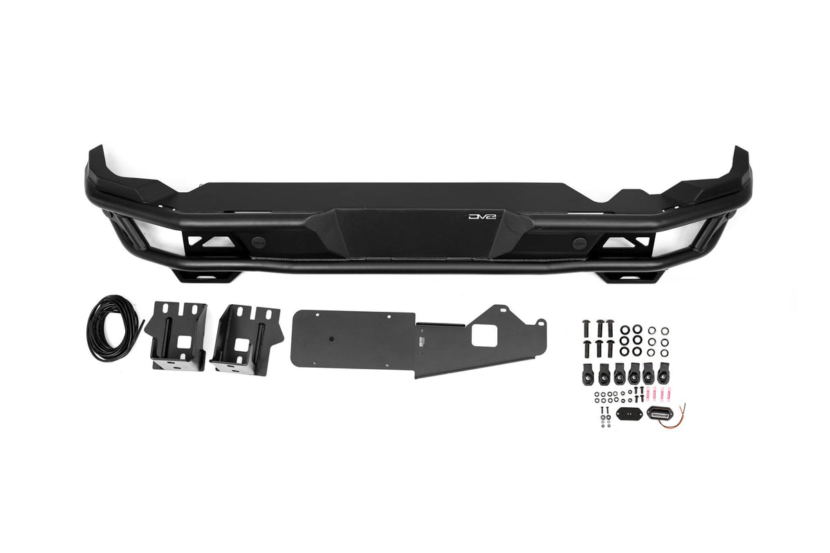 DV8 Offroad - 2021-2026 Ford Bronco Rear Tube Bumper - RBBR-08