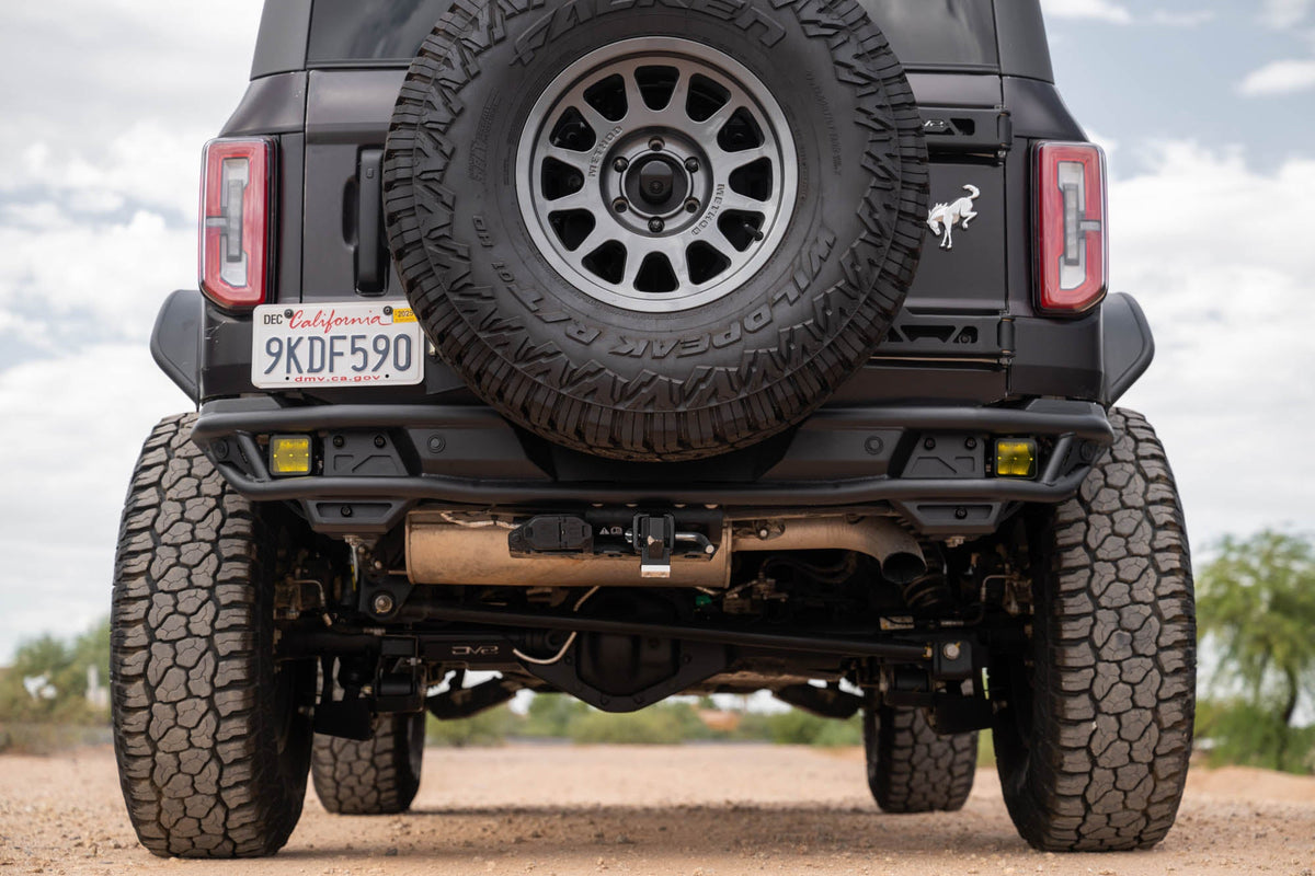 DV8 Offroad - 2021-2026 Ford Bronco Rear Tube Bumper - RBBR-08