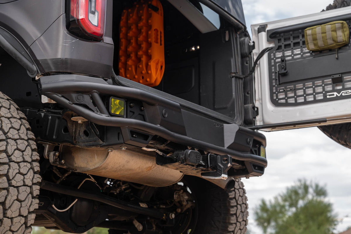 DV8 Offroad - 2021-2026 Ford Bronco Rear Tube Bumper - RBBR-08