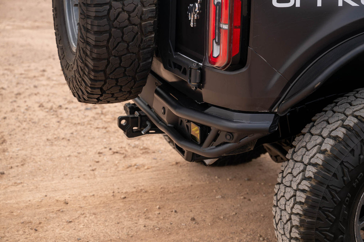 DV8 Offroad - 2021-2026 Ford Bronco Rear Tube Bumper - RBBR-08