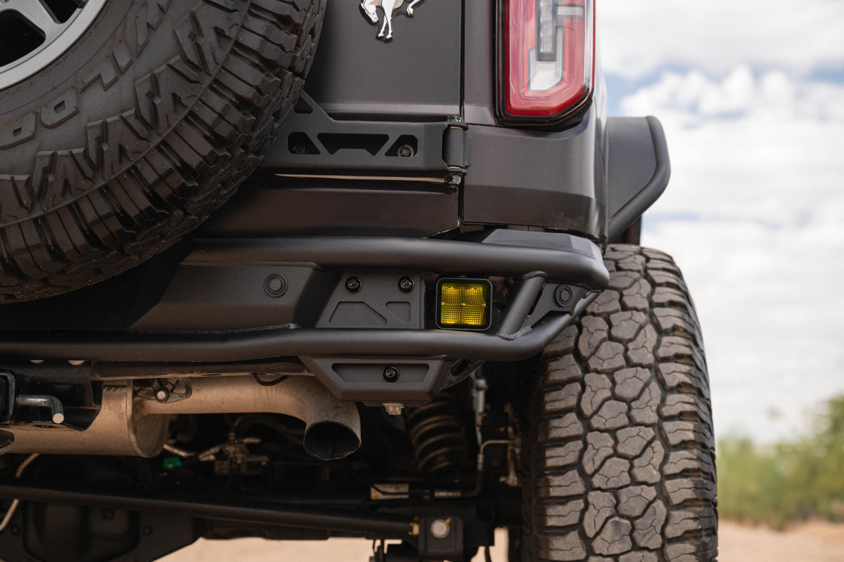 DV8 Offroad - 2021-2026 Ford Bronco Rear Tube Bumper - RBBR-08