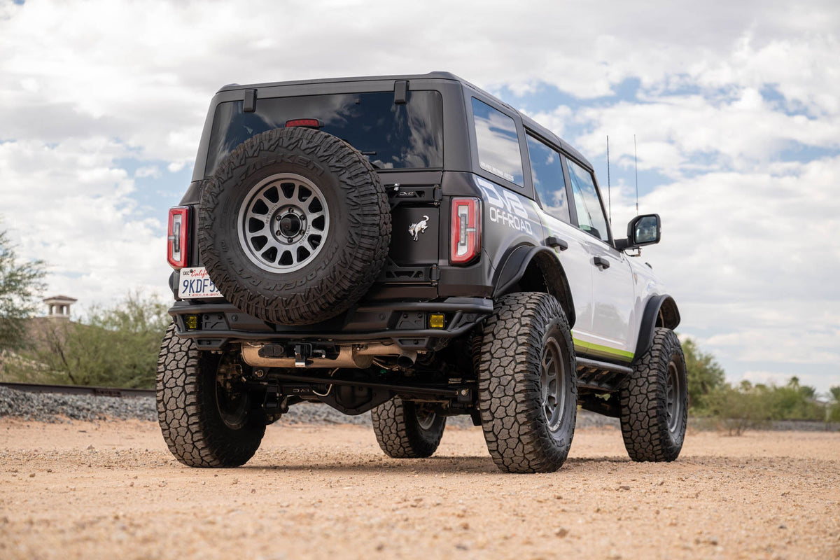 DV8 Offroad - 2021-2026 Ford Bronco Rear Tube Bumper - RBBR-08