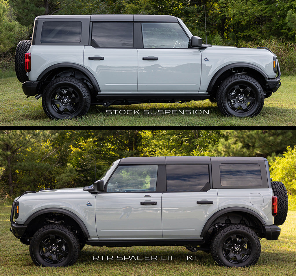 RTR Vehicles - RTR Billet Spacer Lift (21+ Bronco w/o Sasquatch Suspension)