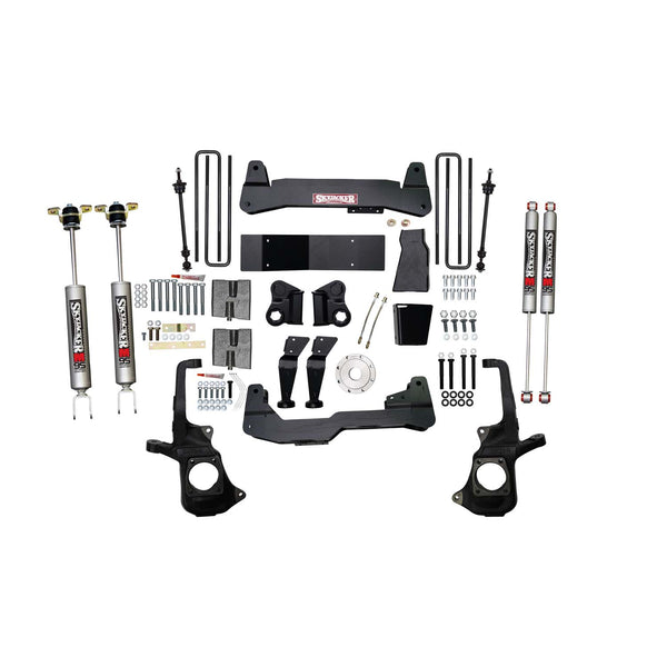 Skyjacker 7 In. Suspension Lift Kit w/Raised Torsion Bar Brackets M95 Shocks - C1178KH-M