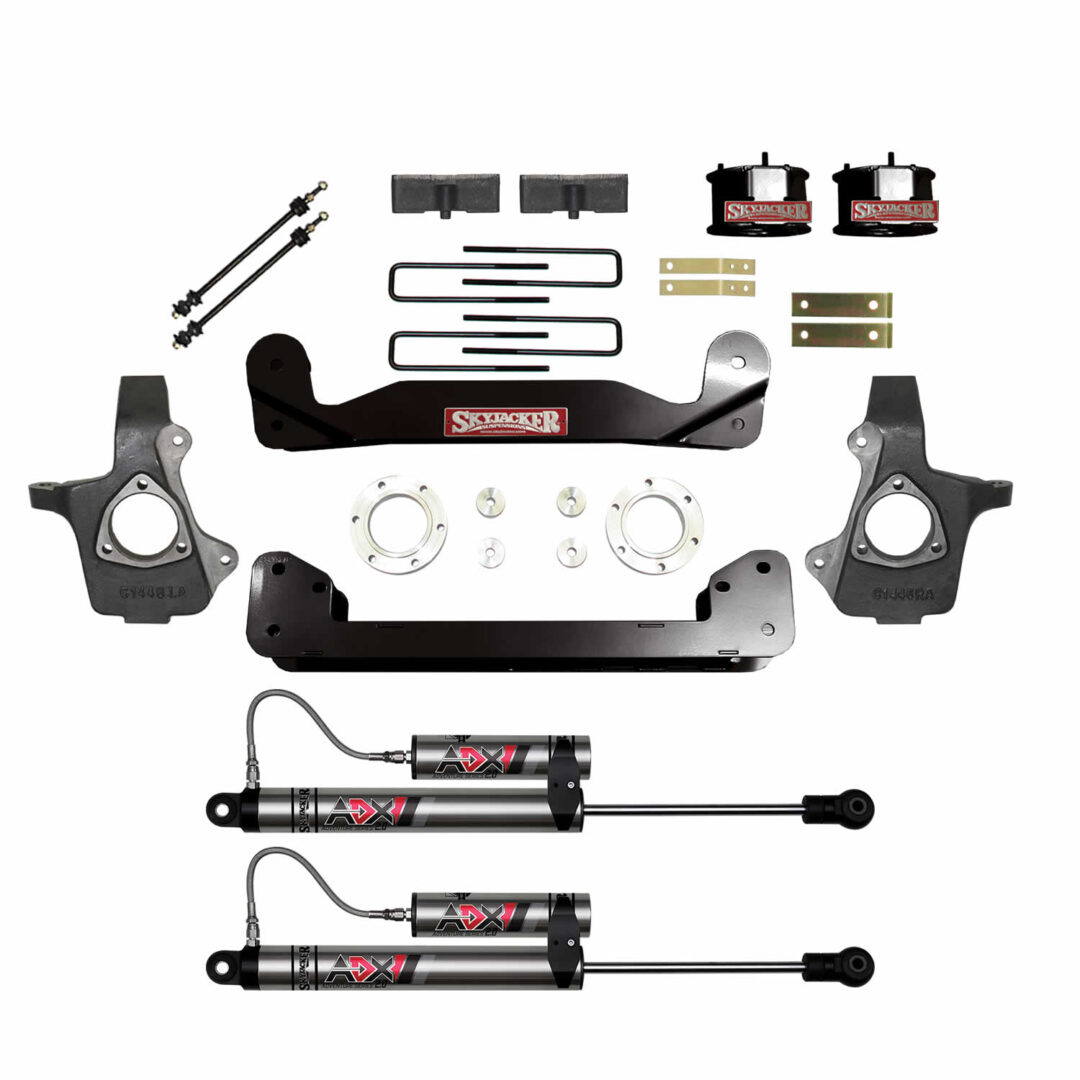 Skyjacker 14-18 Chevrolet Silverado 1500 4 In Suspension Lift Kit W/ Adx M2.0 Alum Monotube Shocks - C14460APK-XM