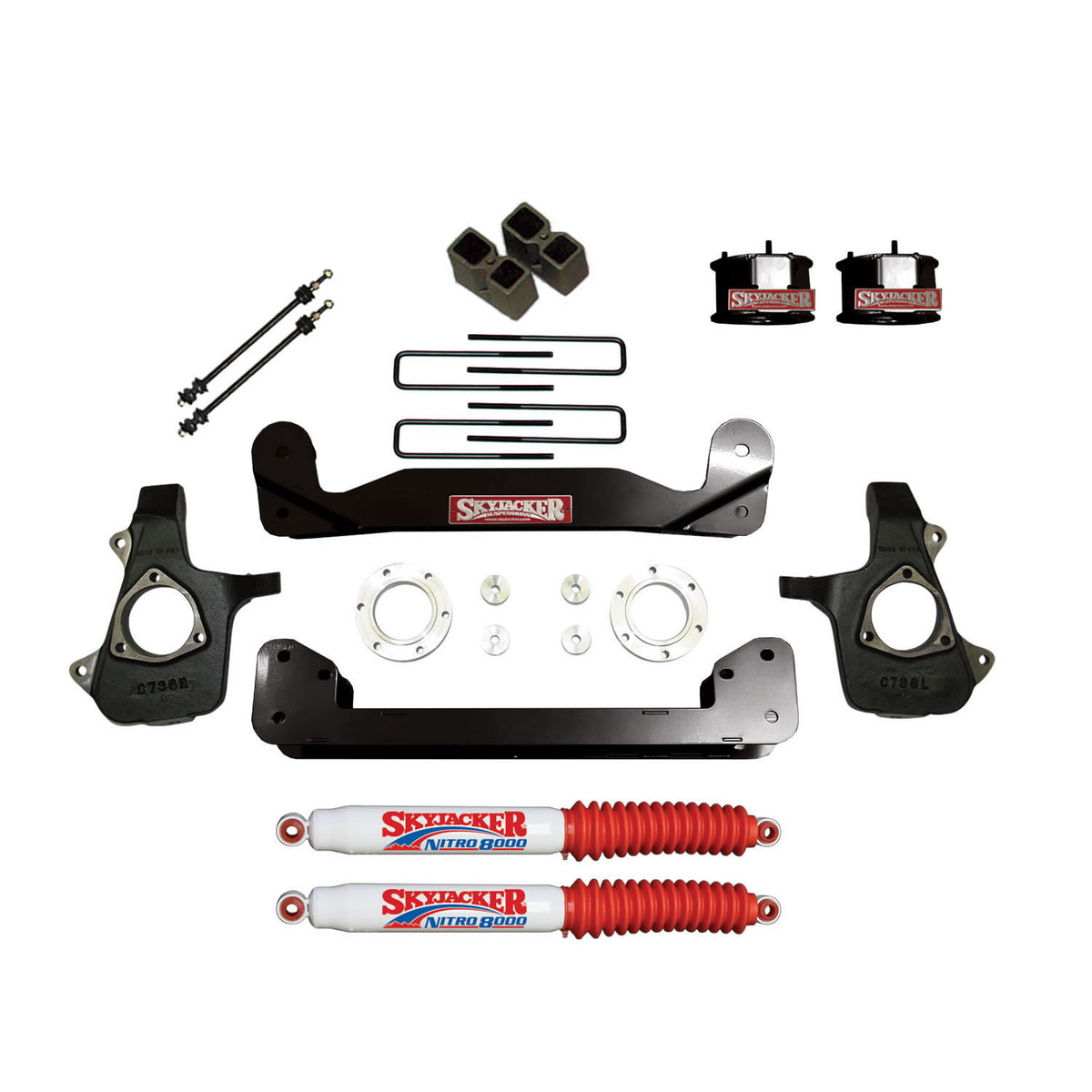 Skyjacker 4"KT,SPCR,STL,14>K1500NITRO - C14460PK-N