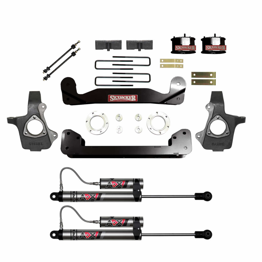 Skyjacker 14-18 Chevrolet Silverado 1500 4 In Suspension Lift Kit W/ Adx M2.0 Alum Monotube Shocks - C14460PK-XM